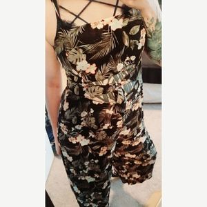 Ardene floral jumpsuit